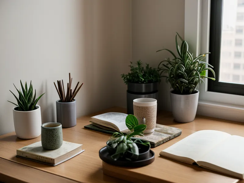 Frasco de romero seco, la planta curativa que estudié primero para el cansancio, sobre una mesa de madera.