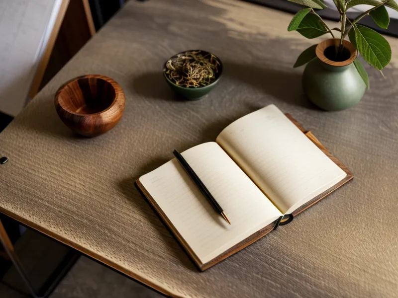 Notas manuscritas sobre plantas para hongos en los pies en un cuaderno de estudio.